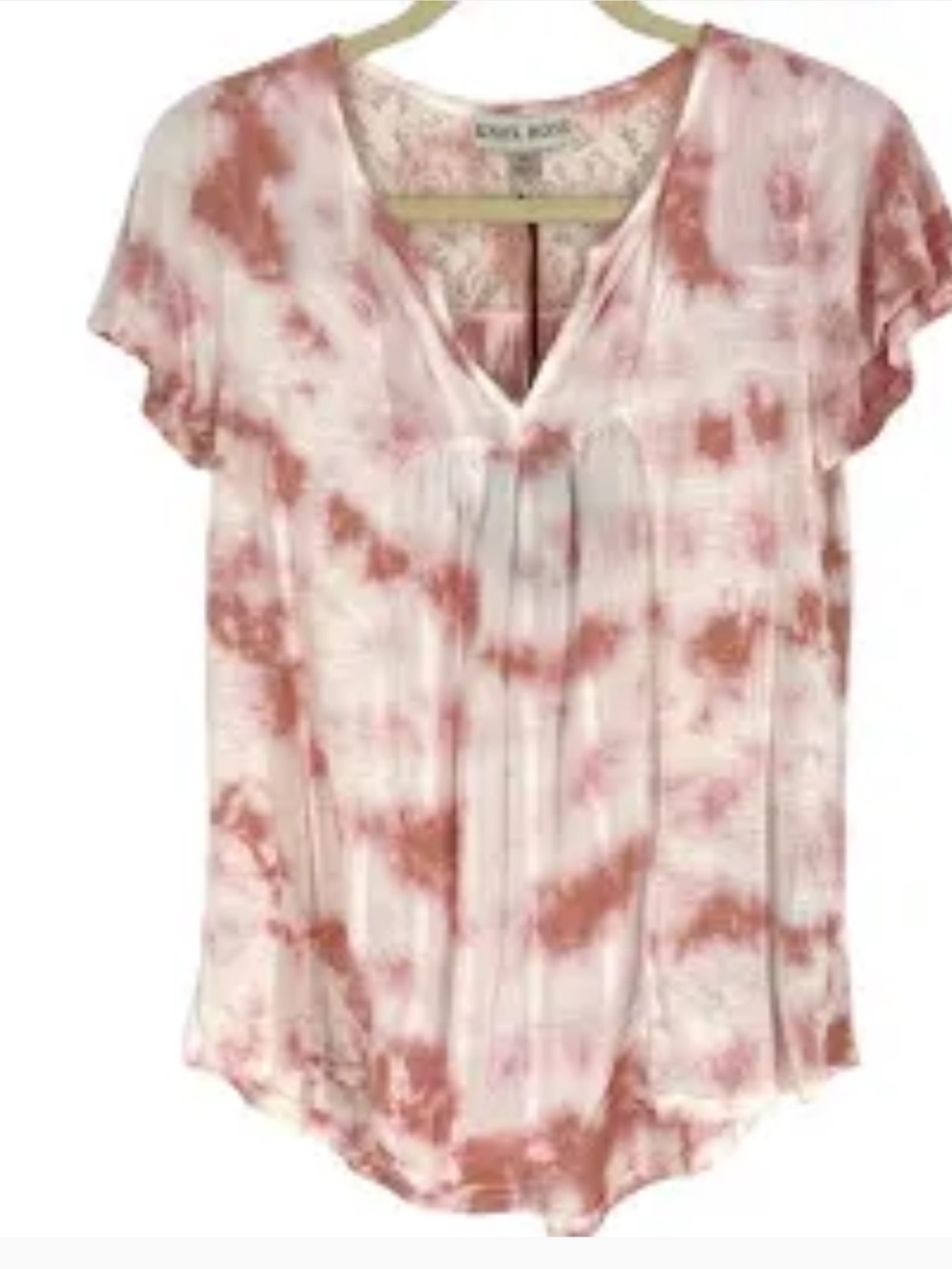 Knox Rose Soft Pink Lace-Trim Chemise